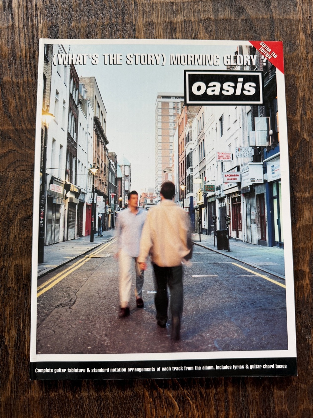 Oasis What's the Story Morning Glory Songbook UK Edition 1995 Guitar Tab Edition